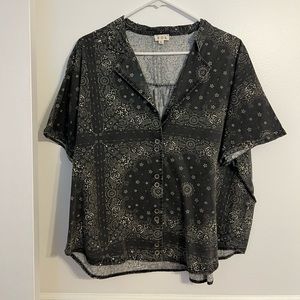 POL Paisley Print Top